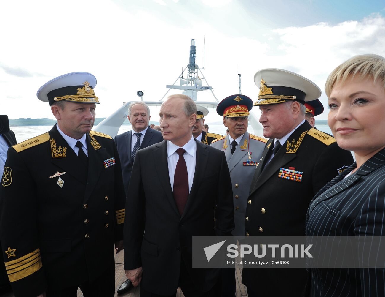Vladimir Putin visits Severomorsk