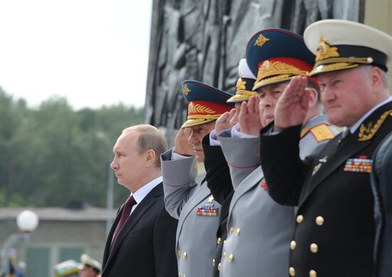 Vladimir Putin visits Severomorsk