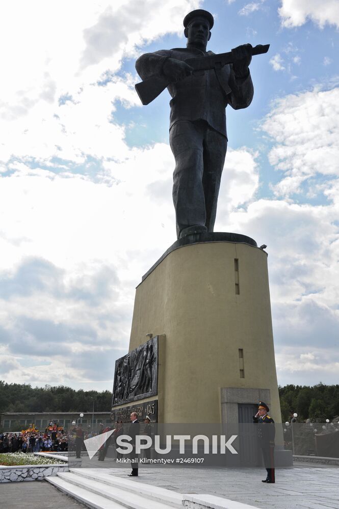 Vladimir Putin visits Severomorsk