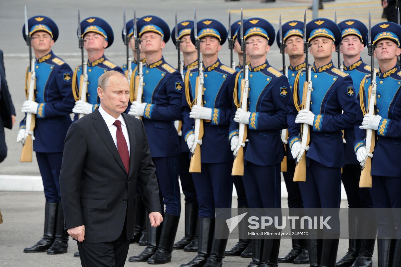 Vladimir Putin visits Severomorsk
