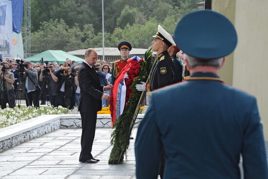 Vladimir Putin visits Severomorsk