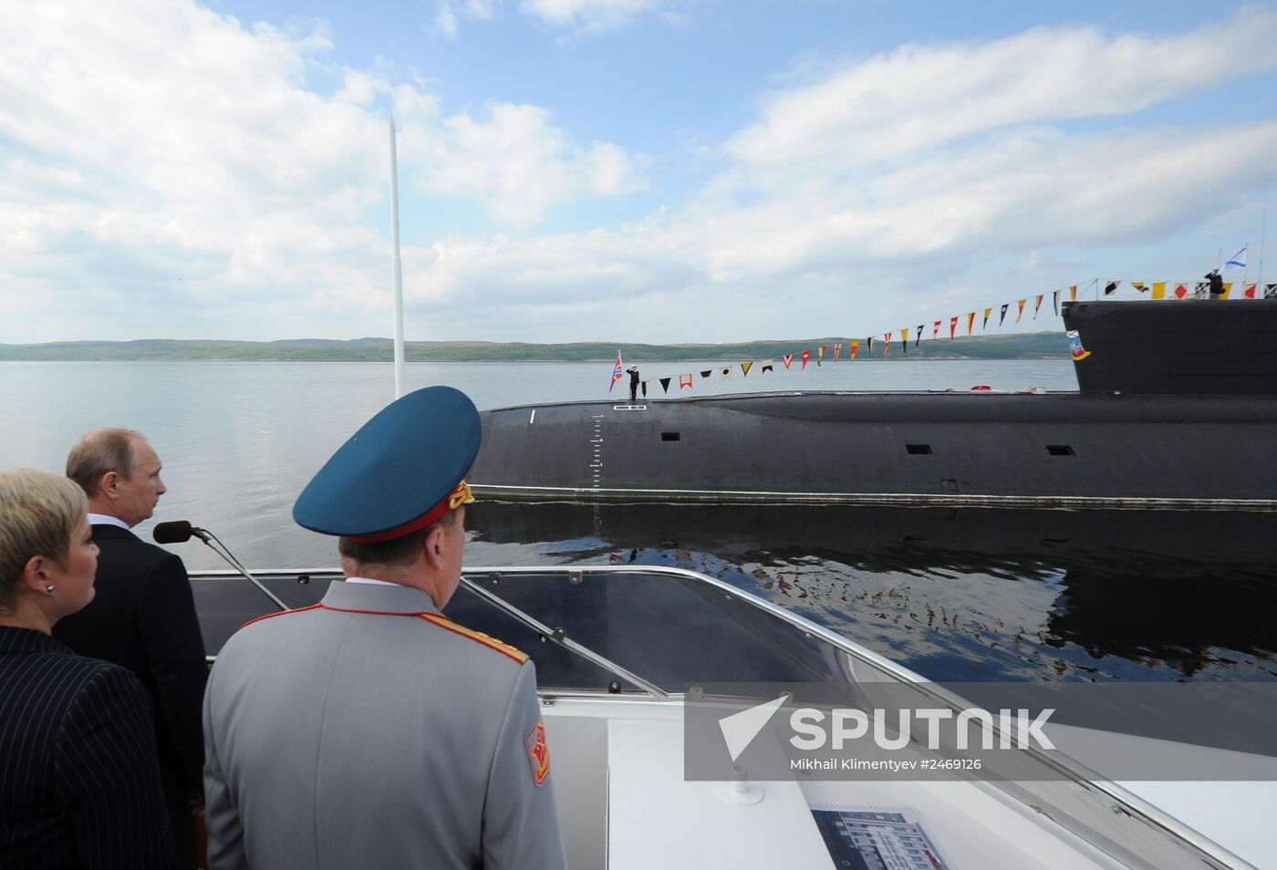 Vladimir Putin visits Severomorsk