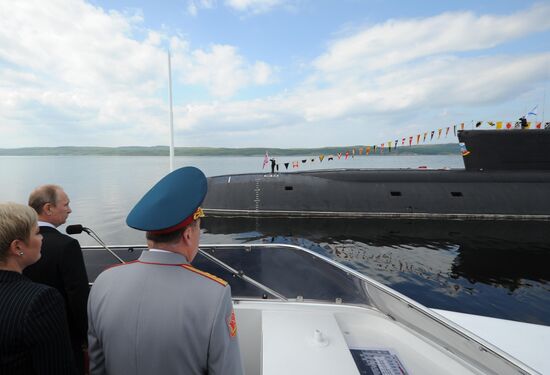 Vladimir Putin visits Severomorsk