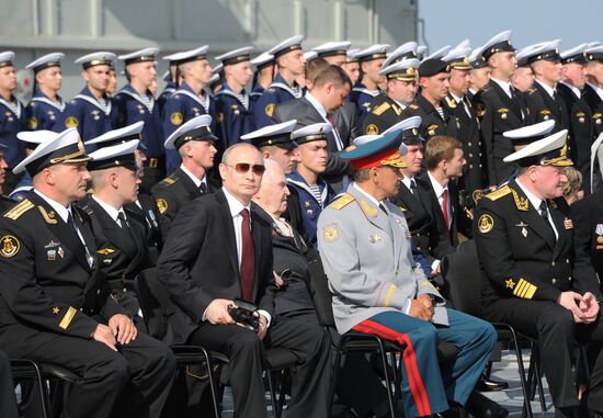 Vladimir Putin visits Severomorsk