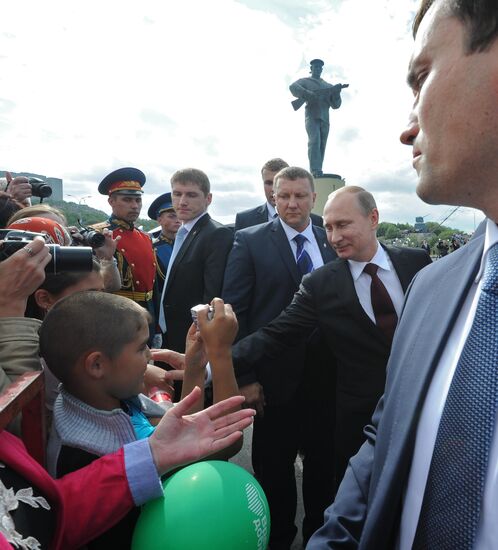 Vladimir Putin visits Severomorsk