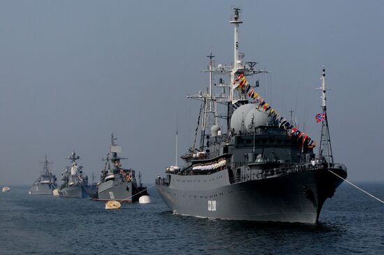 Russian Navy Day celebrations in Vladivostok