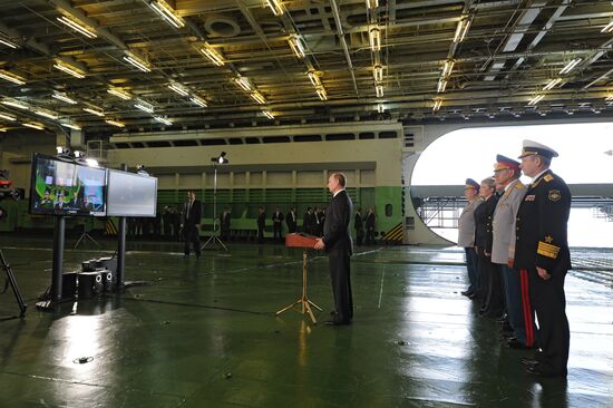 Vladimir Putin visits Severomorsk