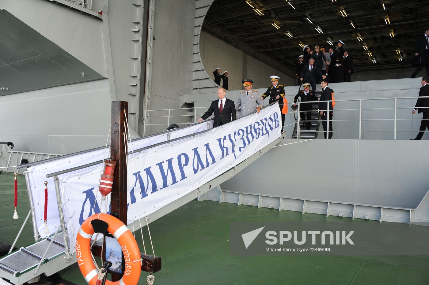 Vladimir Putin visits Severomorsk
