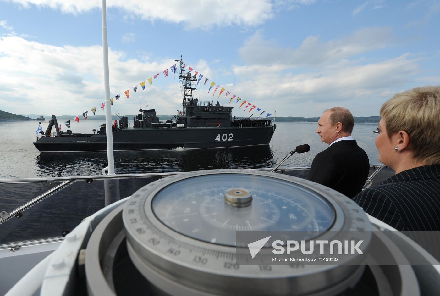 Vladimir Putin visits Severomorsk
