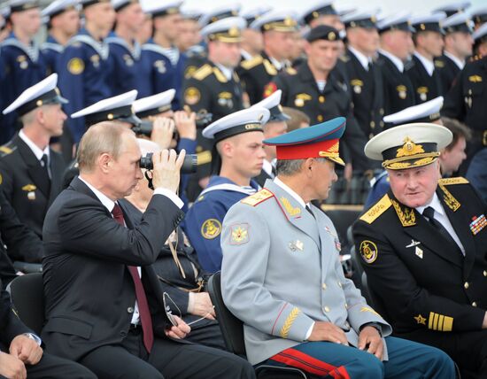 Vladimir Putin visits Severomorsk