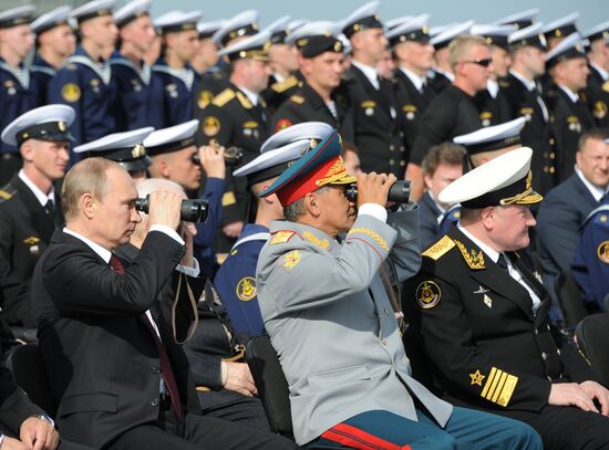 Vladimir Putin visits Severomorsk