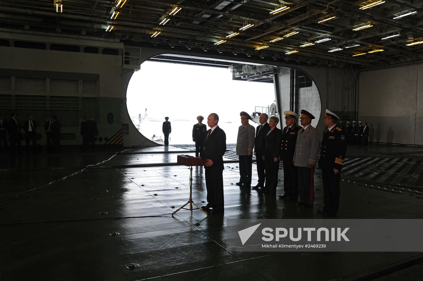 Vladimir Putin visits Severomorsk