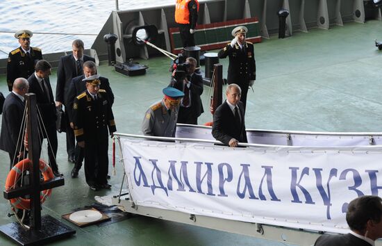 Vladimir Putin visits Severomorsk