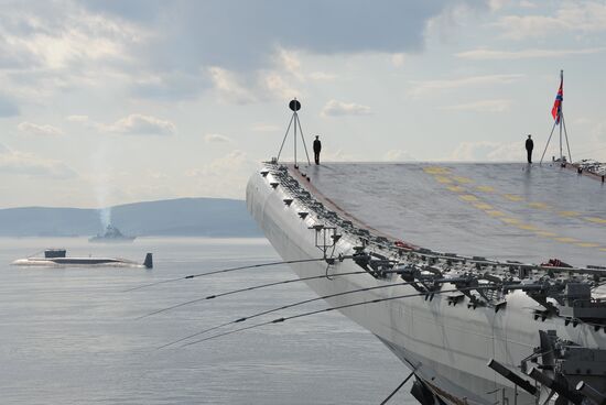 Vladimir Putin visits Severomorsk