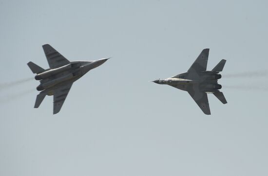 International stage of Aviadarts-2014 air force competition. Day Six