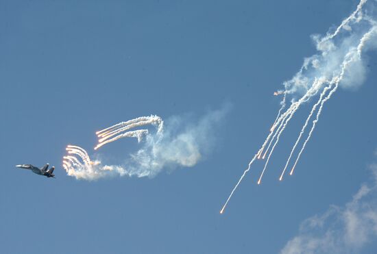 International stage of Aviadarts-2014 air force competition. Day Six
