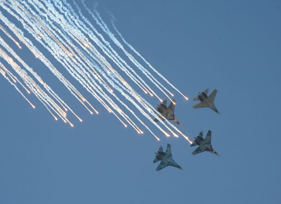 International stage of Aviadarts-2014 air force competition. Day Six