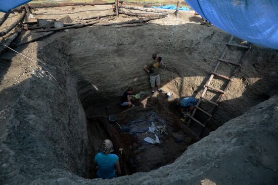 The Kyzyl-Kuragino international archeological-geographical expedition