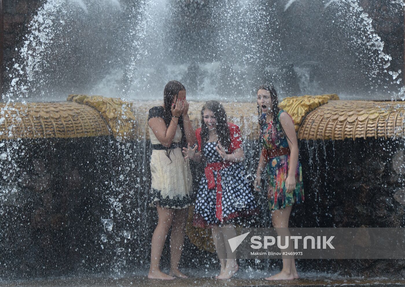 Hot weather in Moscow