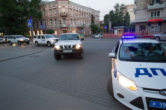 OSCE mission arrives in Rostov-on-Don