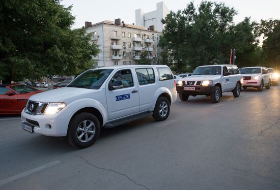 OSCE mission arrives in Rostov-on-Don