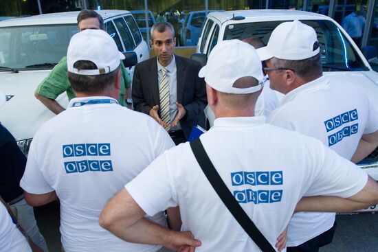 OSCE mission arrives in Rostov-on-Don