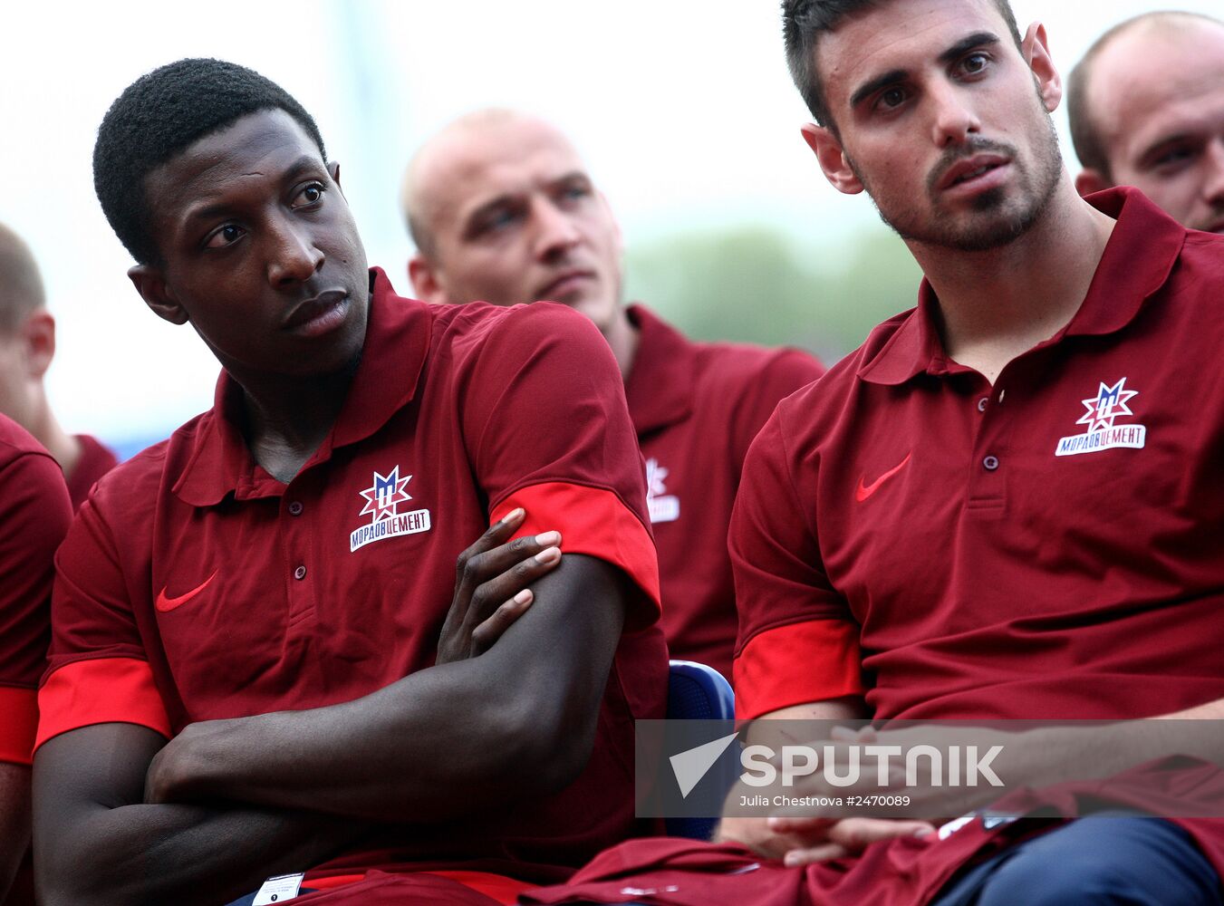 Football. Presentation of new FC Mordovia players