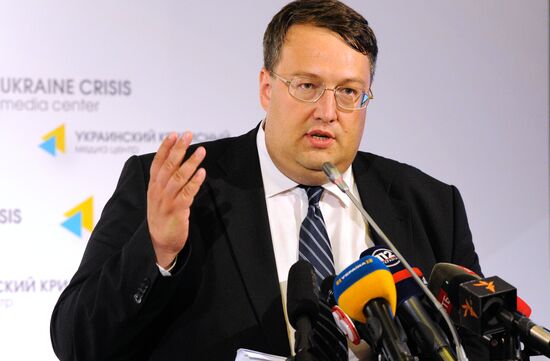 Press briefing by Anton Gerashchenko, adviser to Ukraine's Interior Minister