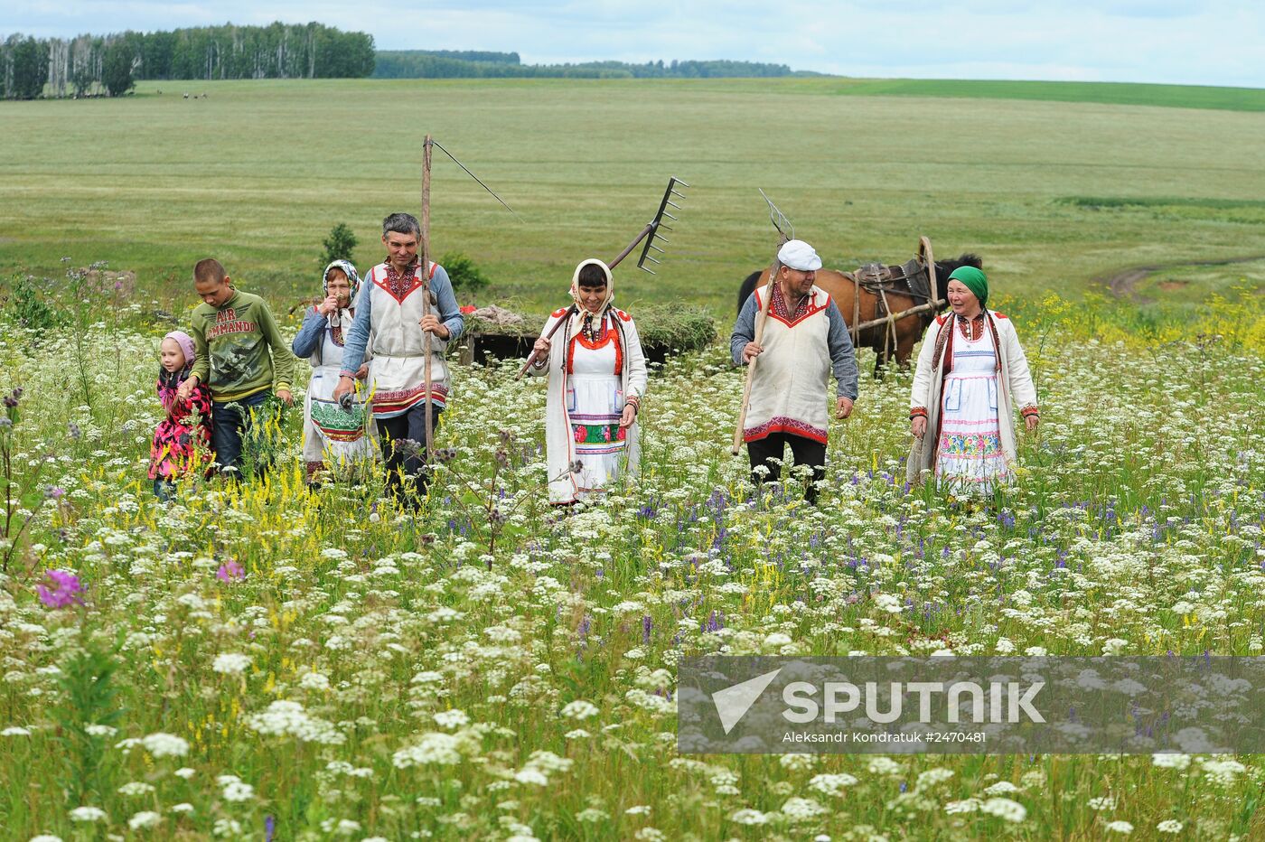 Life of Mari people in Malaya Tavra village