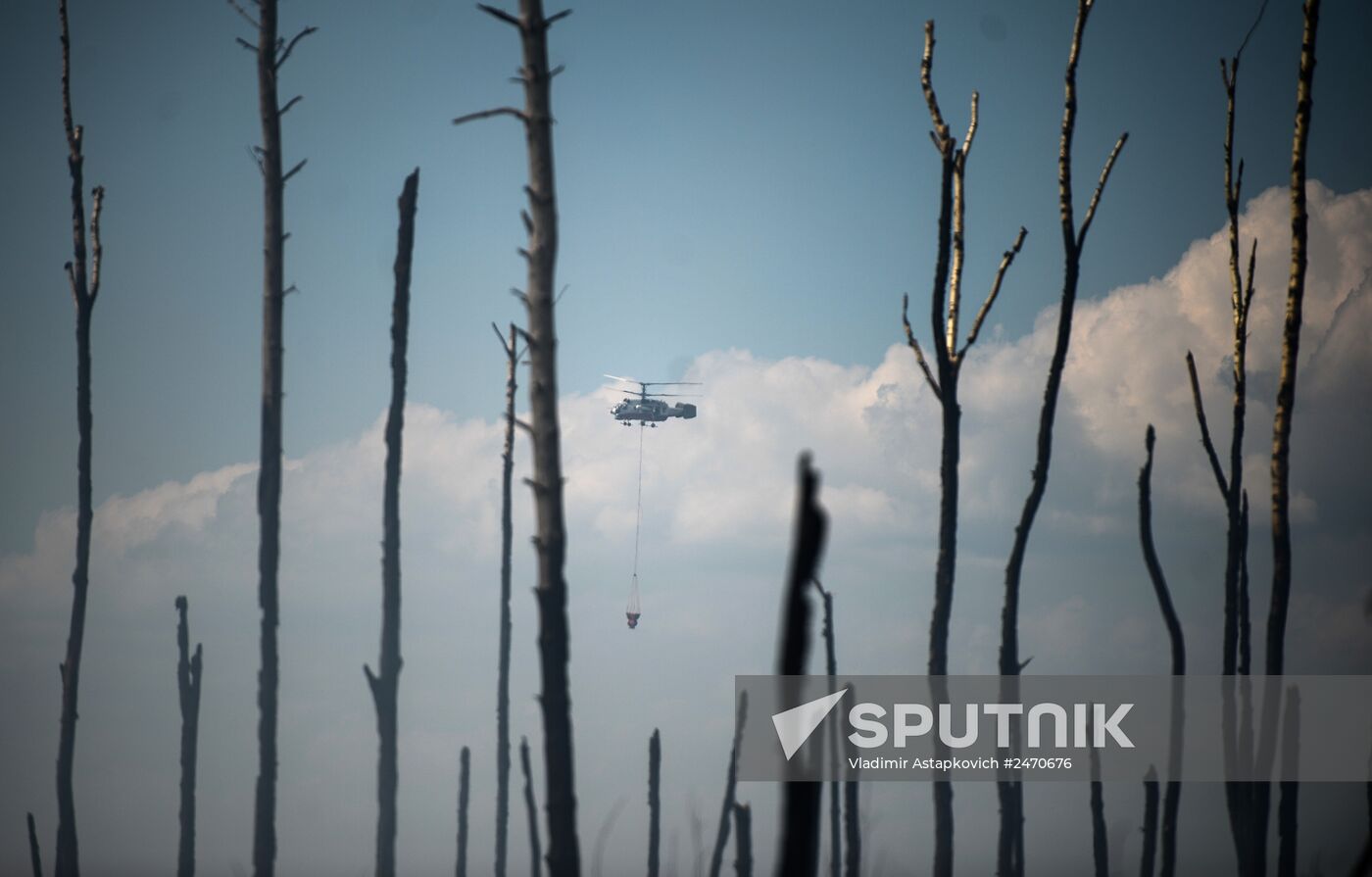 Wildfires in Tver Region