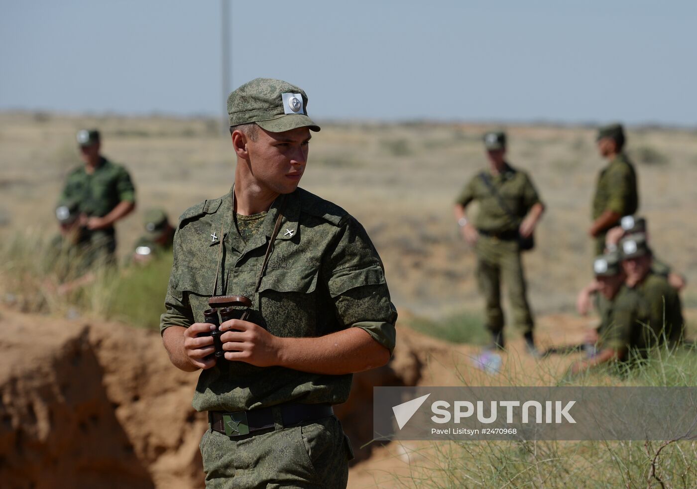 Military exercise involving S-300 surface-to-air missile systems
