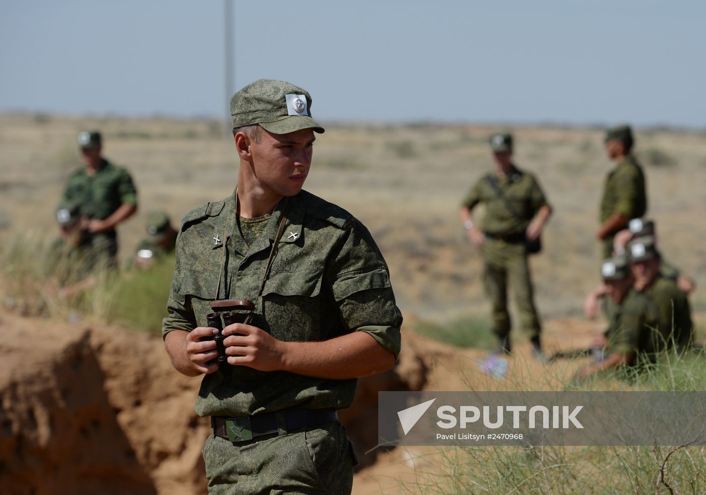 Military exercise involving S-300 surface-to-air missile systems