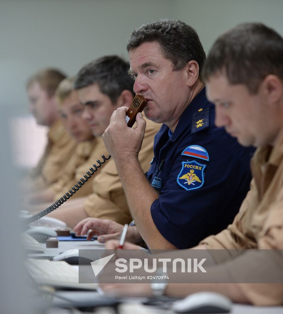 Military exercise involving S-300 surface-to-air missile systems