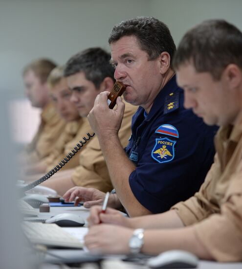 Military exercise involving S-300 surface-to-air missile systems