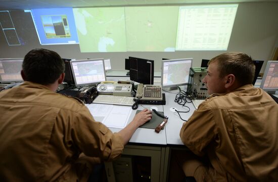 Military exercise involving S-300 surface-to-air missile systems