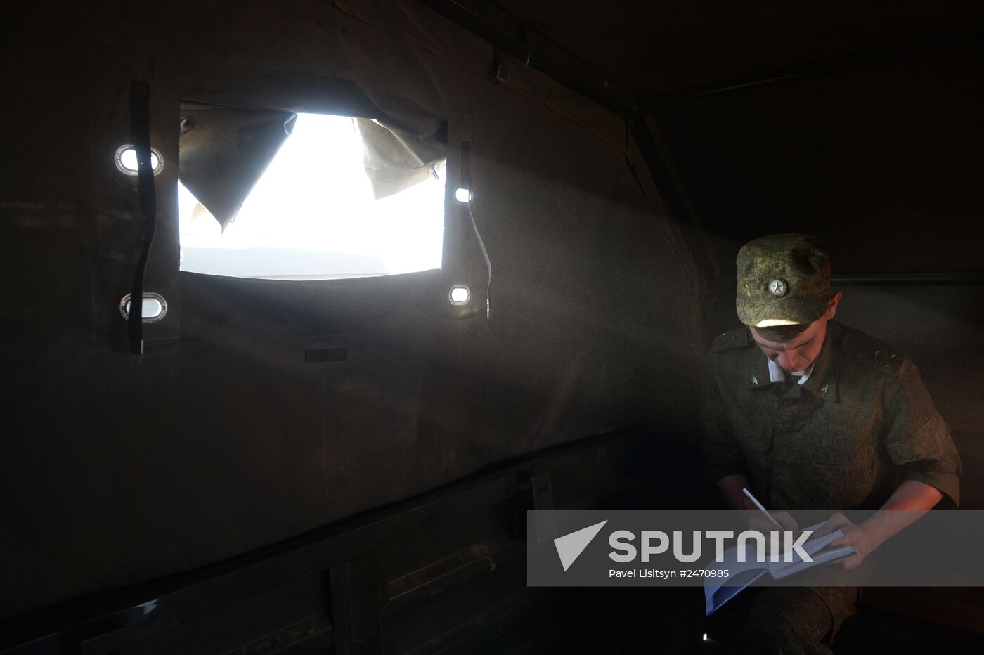 Military exercise involving S-300 surface-to-air missile systems