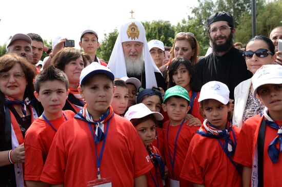 Patriarch Kirill holds service in memory of Saint Seraphim of Sarov