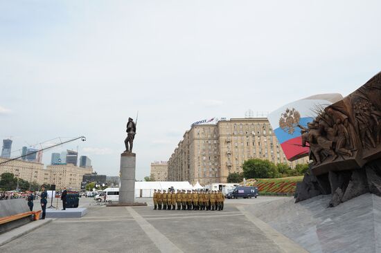 Vladimir Putin attends unveiling of monument to WWI heroes