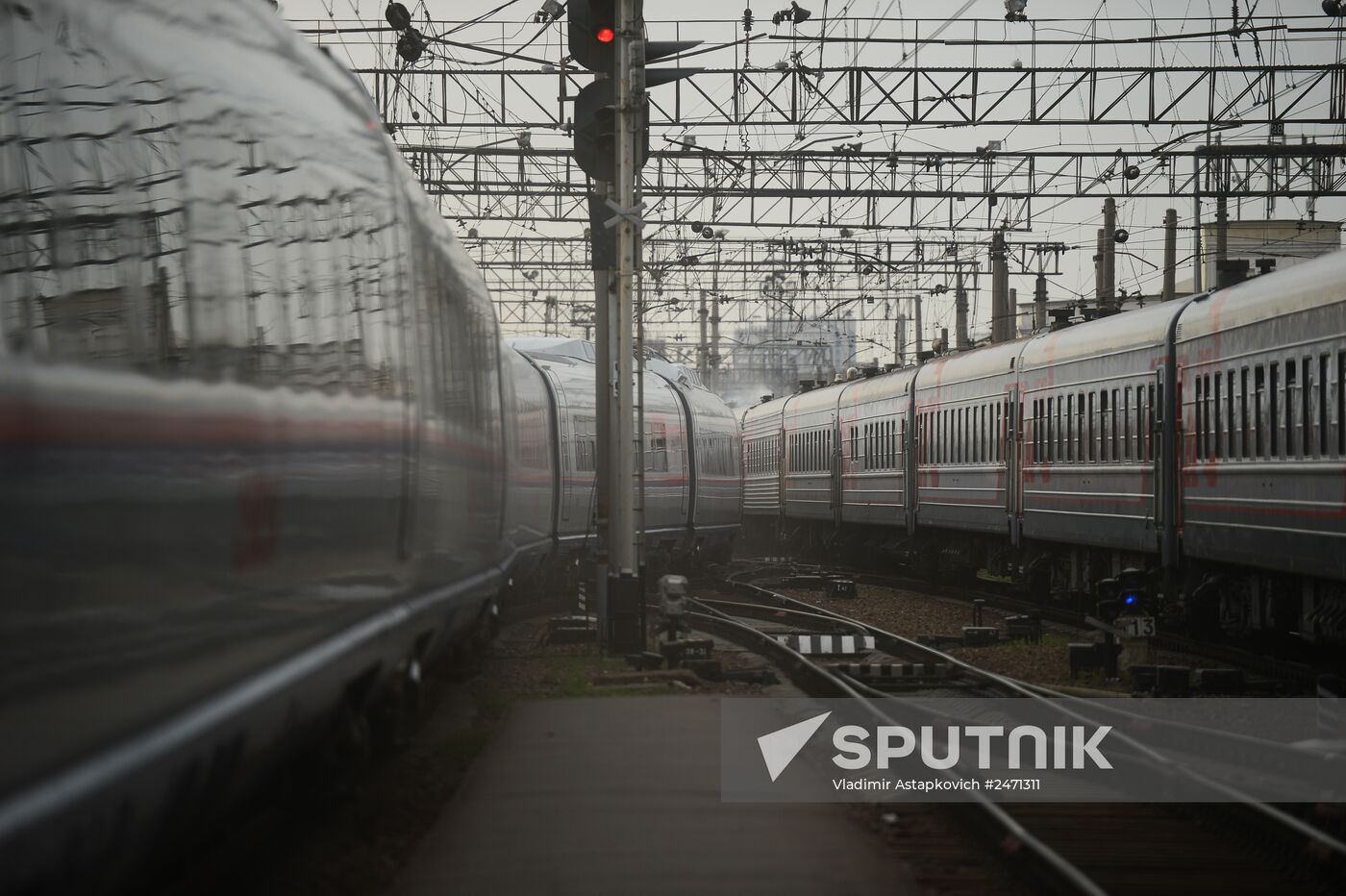 Ceremony to launch first double-set high speed train "Sapsan"