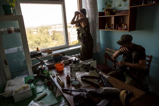Battles for Shakhtyorsk in Donetsk Region