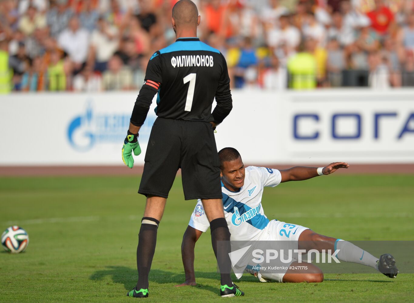 Russian Football Premier League. Arsenal vs. Zenit