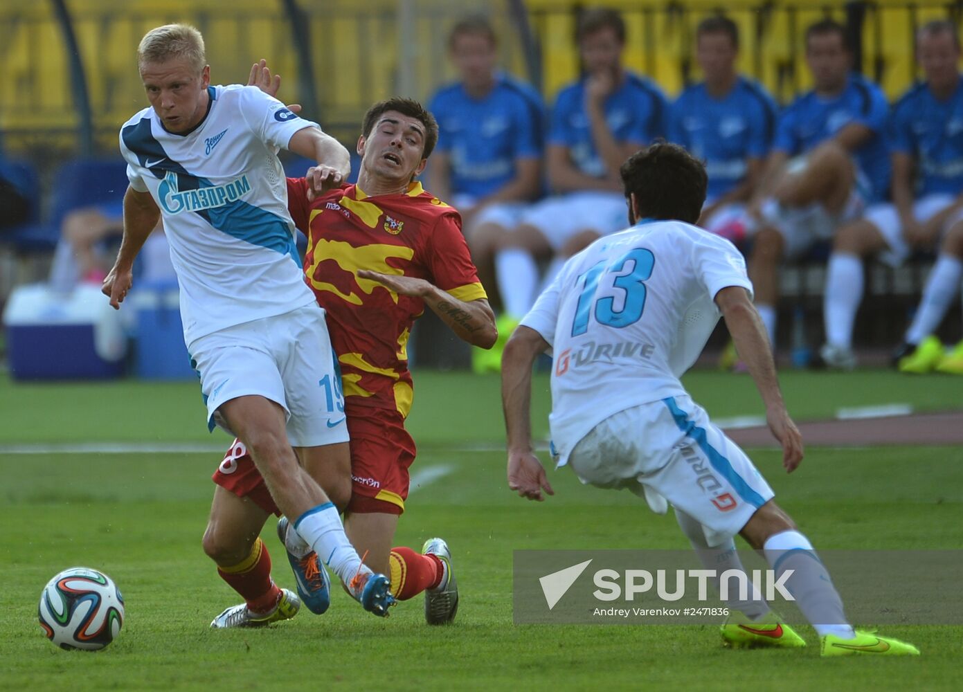 Russian Football Premier League. Arsenal Tula vs. Zenit St. Petersburg