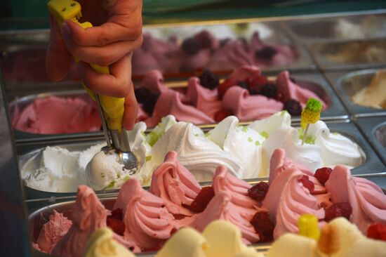 Moscow Ice Cream Festival on Kuznetsky Bridge
