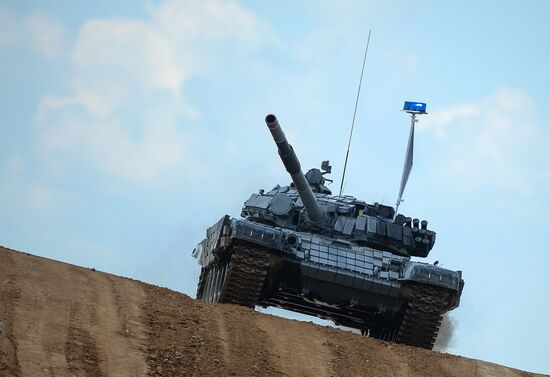 Tank Biathlon 2014 competition. Day One