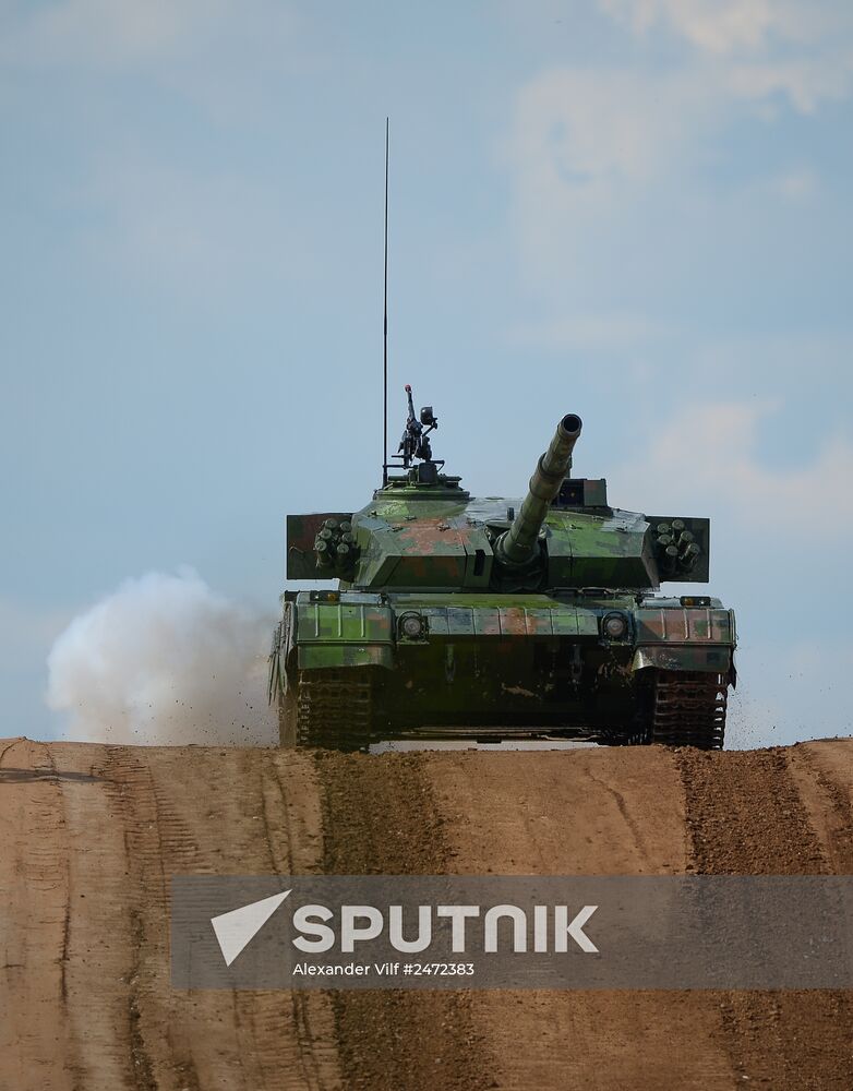 Tank Biathlon 2014 competition. Day One