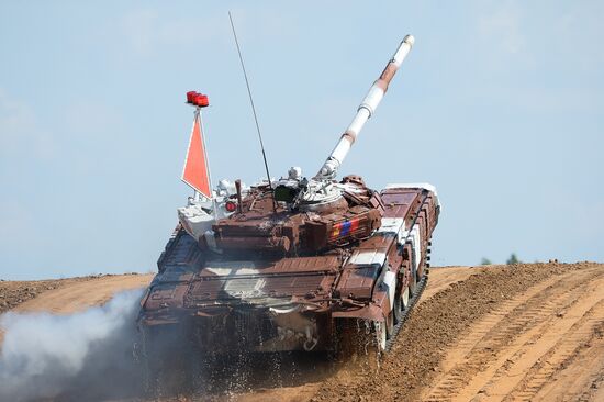 Tank Biathlon 2014 competition. Day One