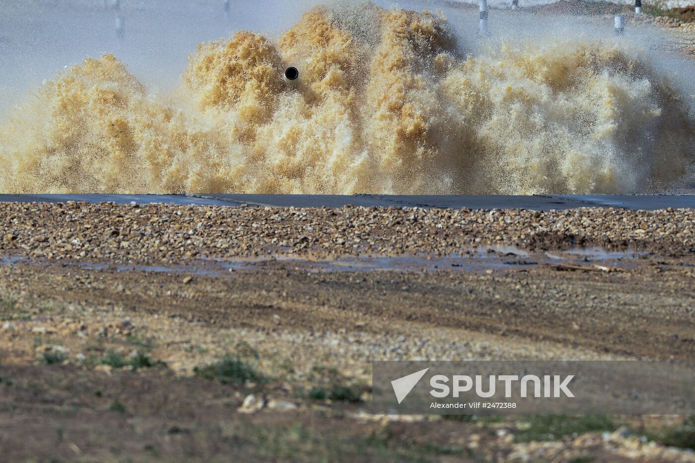 Tank Biathlon 2014 competition. Day One