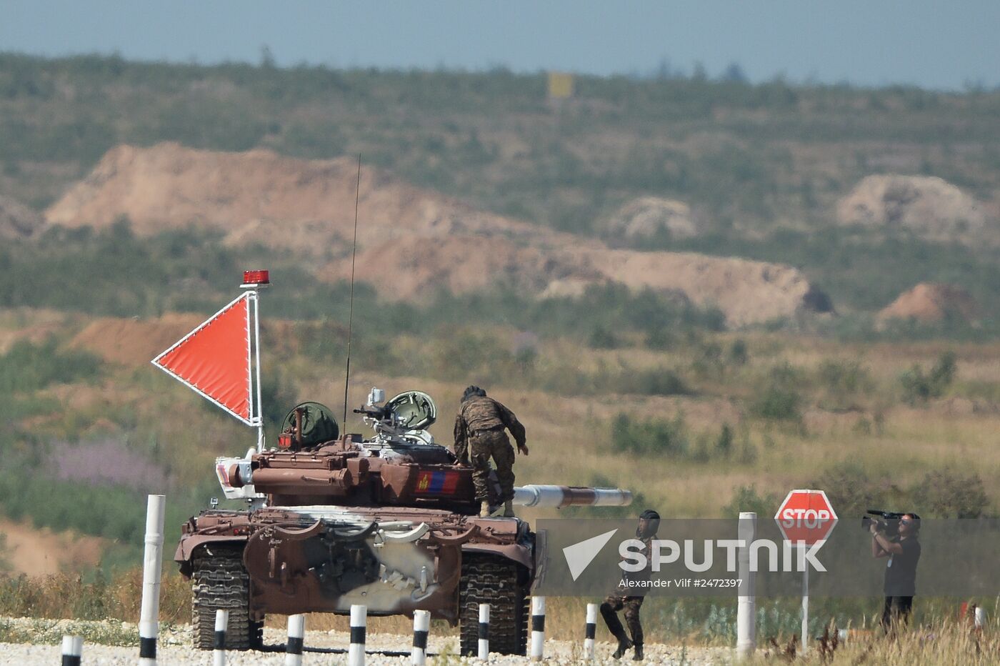 Tank Biathlon 2014 competition. Day One