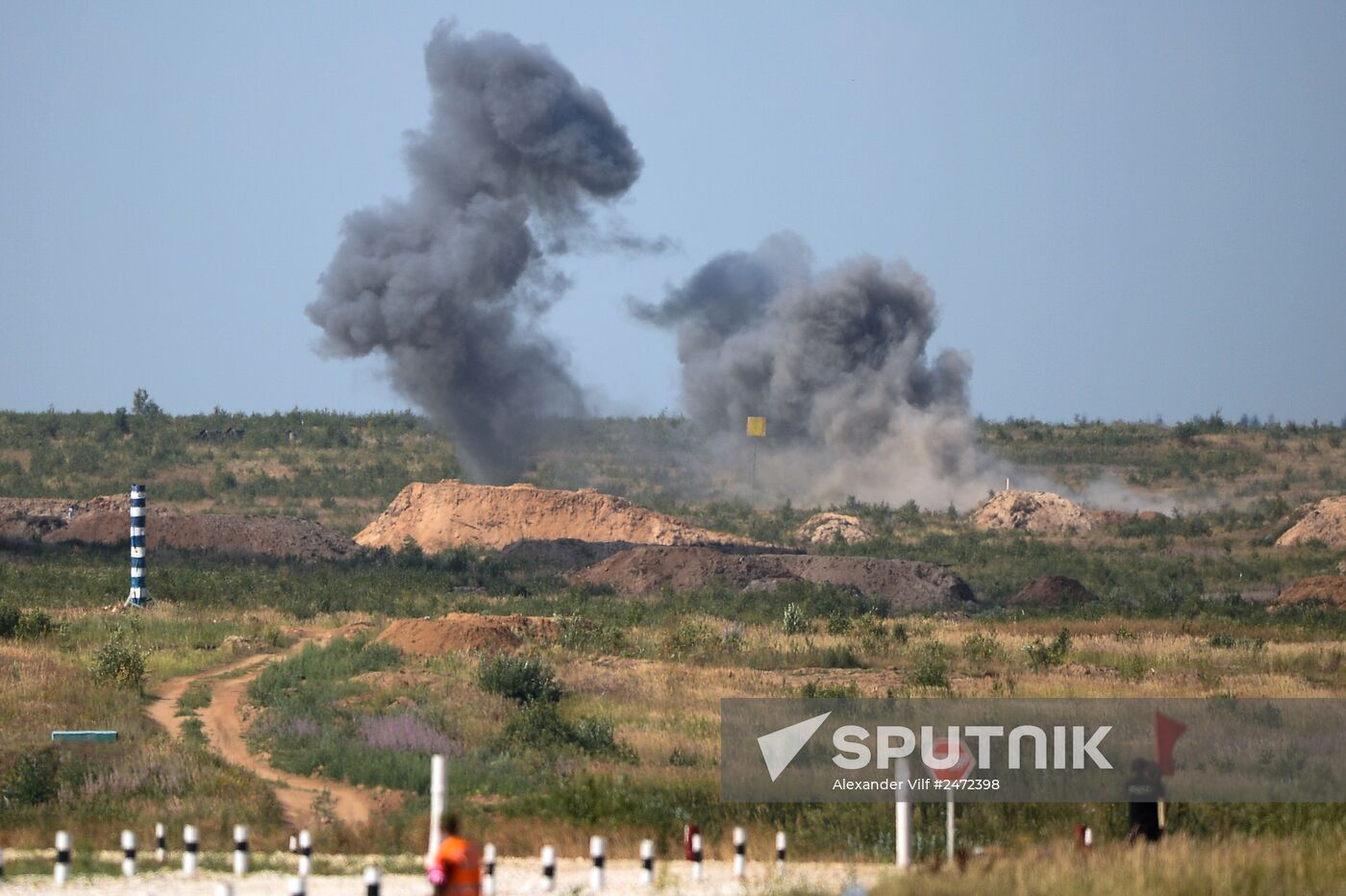 Tank Biathlon 2014 competition. Day One