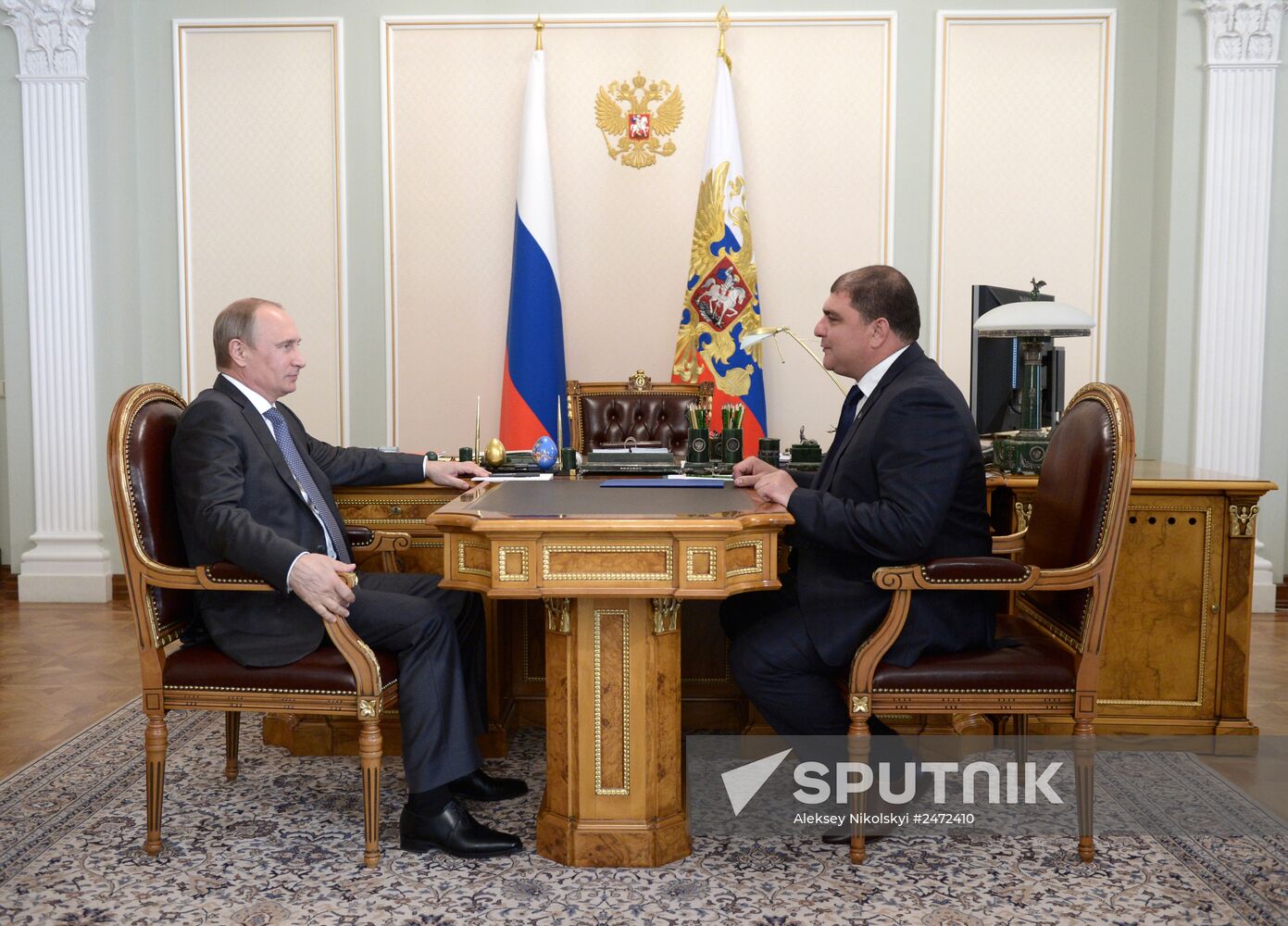 Vladimir Putin meets with Vadim Potomsky